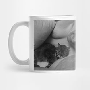 Cat nap with daddy's girl Mug